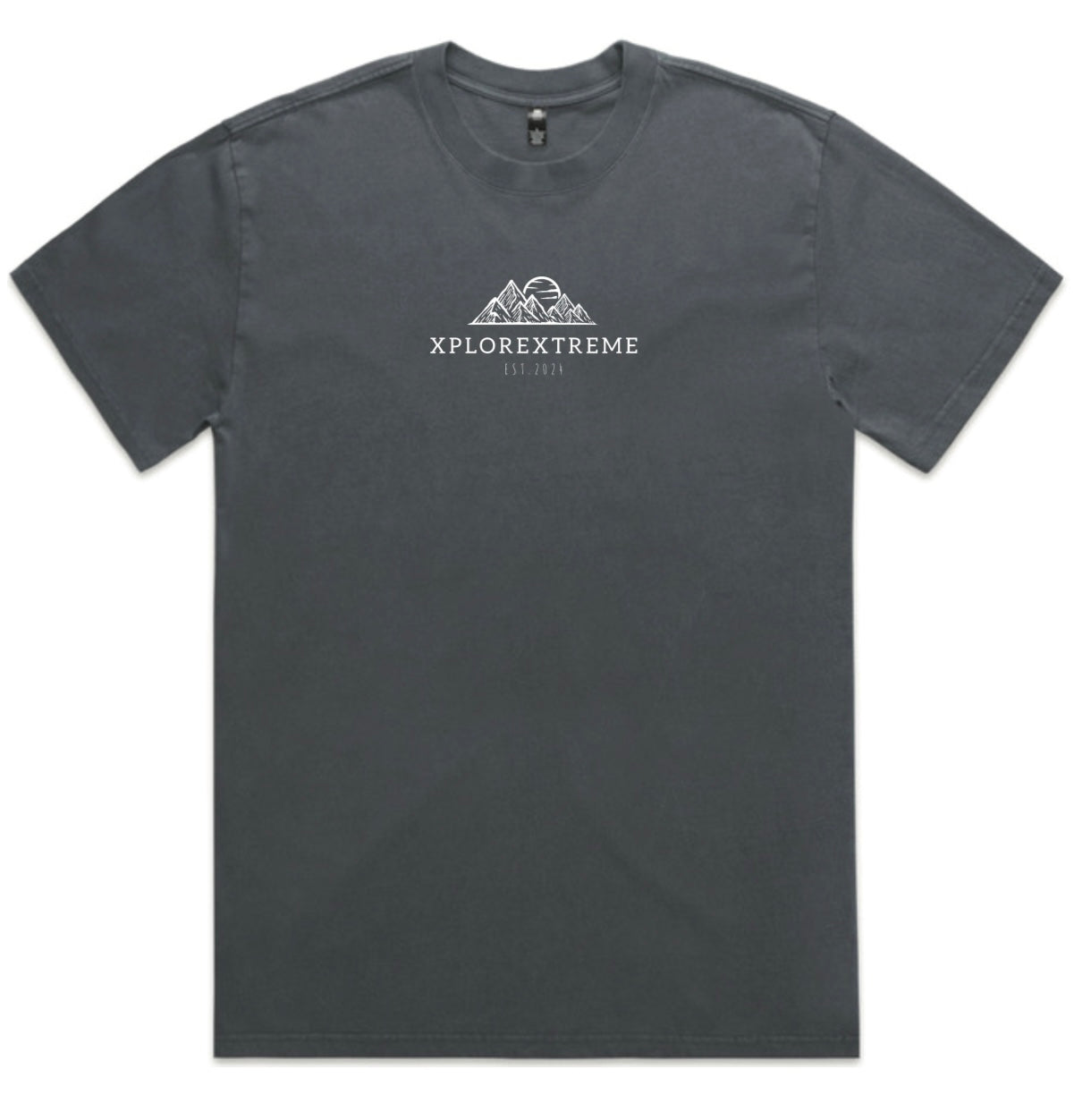 Foundation Oversized Tee- Faded Indigo