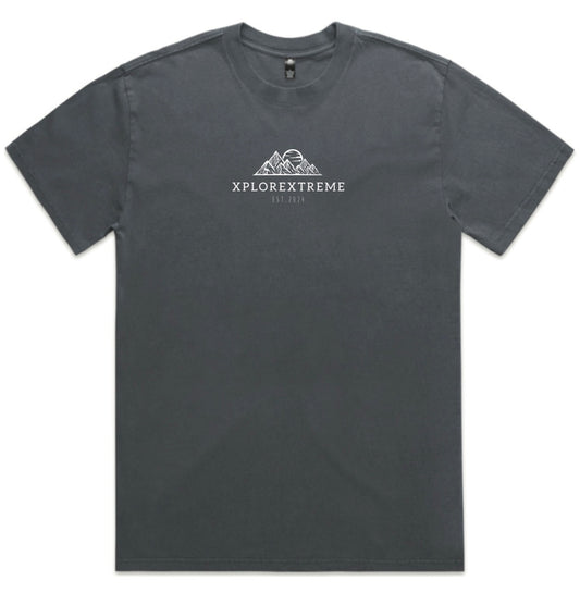 Foundation Oversized Tee- Faded Indigo